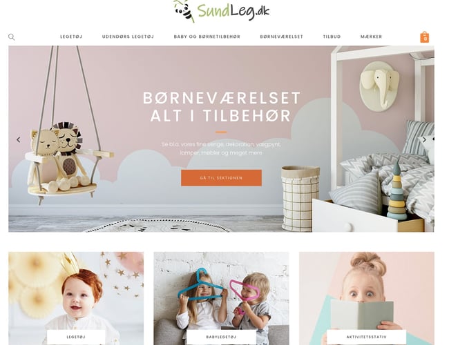 Sundleg.dk - Webshop med salg af legetøj - Overskud før skat: 247.000 kr. - Varelager inkluderet