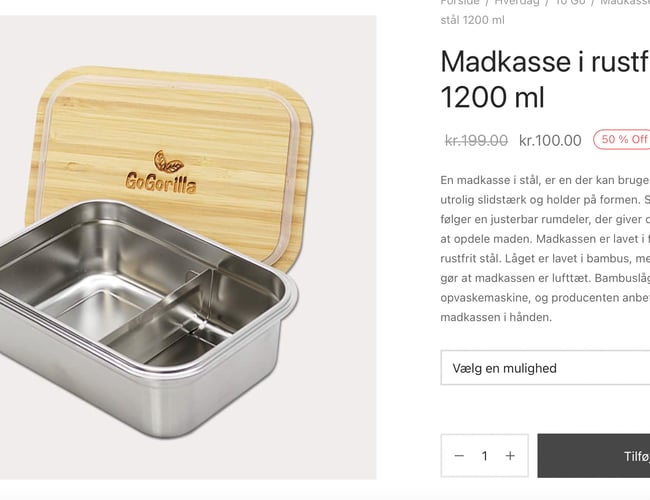 Webshop indenfor bæredygtig livsstil
