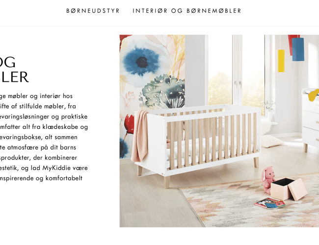 Dropshipping butik med salg af kvalitetsbaby-børne udstyr