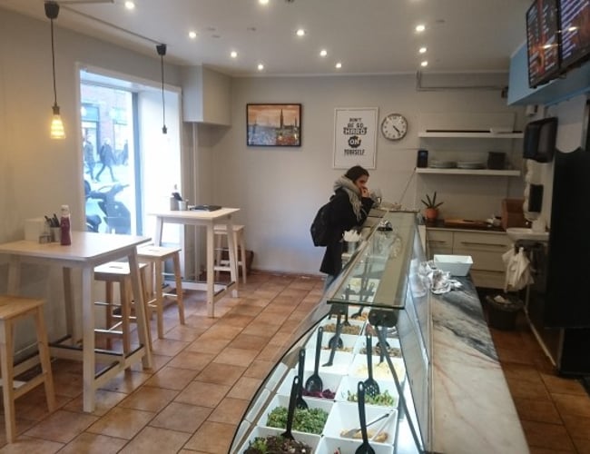 Burgers´n Salads - Frederiksbergs bedste placering - Til afståelse