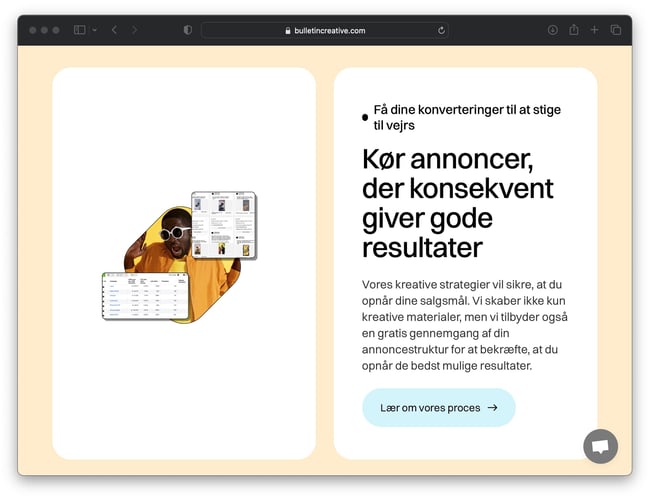 Hjemmeside/virksomhed, som har en unik fordel inden for User-Generated Content (UGC) videoreklamer.