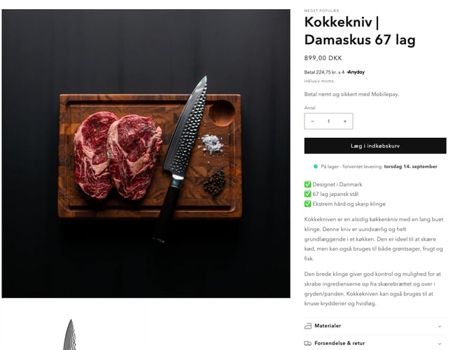 Plug n play køkken webshop med stort varelager.