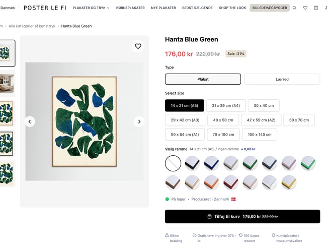 Posterlefi sælges – skalerbar plakat-webshop med print-on-demand og internationalt potentiale