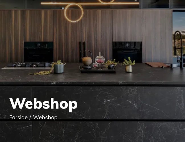 Byg videre på DeZein – Etableret Webshop med salg af møbler og interiør samt badeværelsesmøbler og køkkenbordplader 