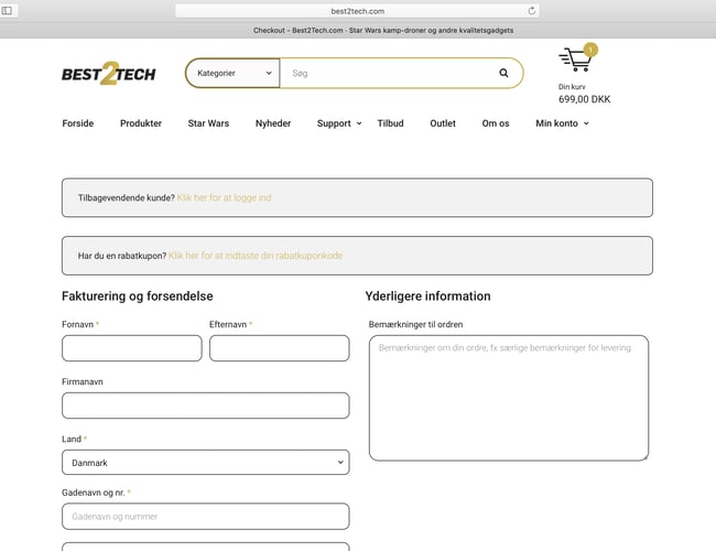 best2tech.com - Køreklar webshop i Apple look. Customise nemt til din virksomhed. 