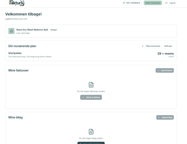 Fakturly.dk - Fakturering på den nemme måde SÆLGES