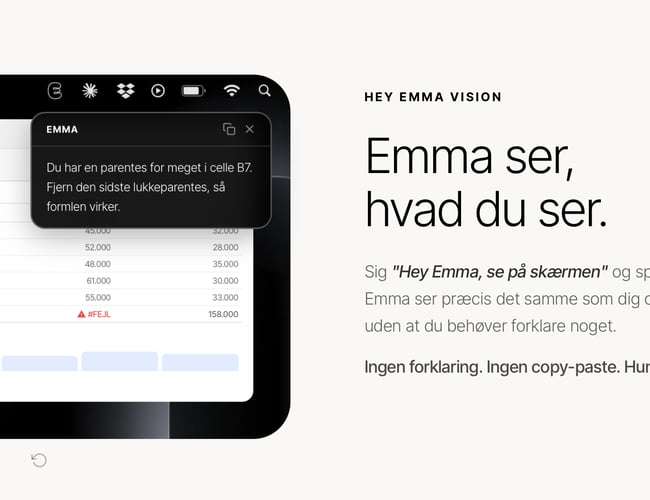 HeyEmma app - 306 brugere og 240.000 kr indtjening på 2 måneder. Kun 2 mdr gammel Voice- & AI-assistent app til Mac og Windows. 100% automatiseret og klar til international skalering.