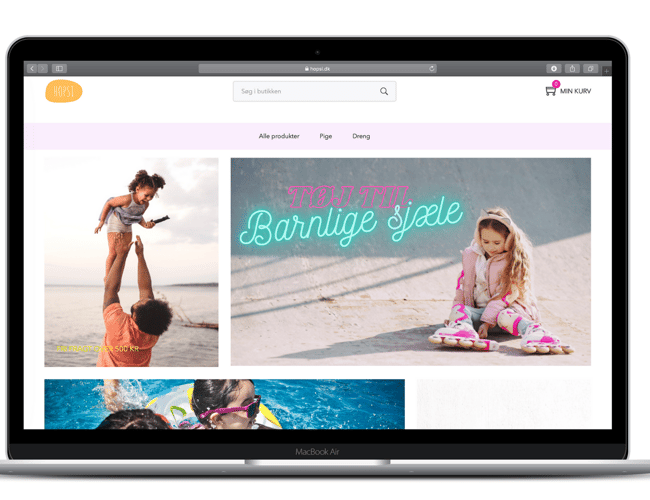 HOPSI - Køreklar webshop med lækkert tøj til de kære små 🐣
