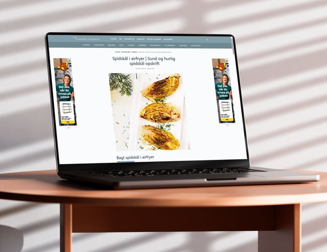 SEO-stærk airfryer opskriftsside med allerede passiv indtjening via AdSense - Over 75.000 organiske besøgende i total