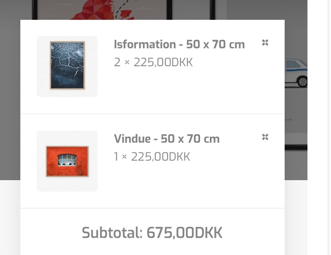 Unik plakatportal for designere og fotografer, der er et stort udviklingspotentiale