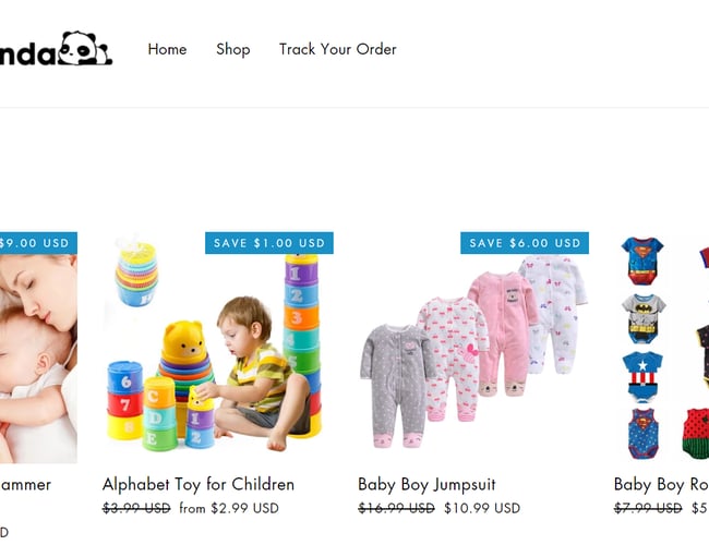 SnoringPanda.com - Wenshop med premium baby tilbehør