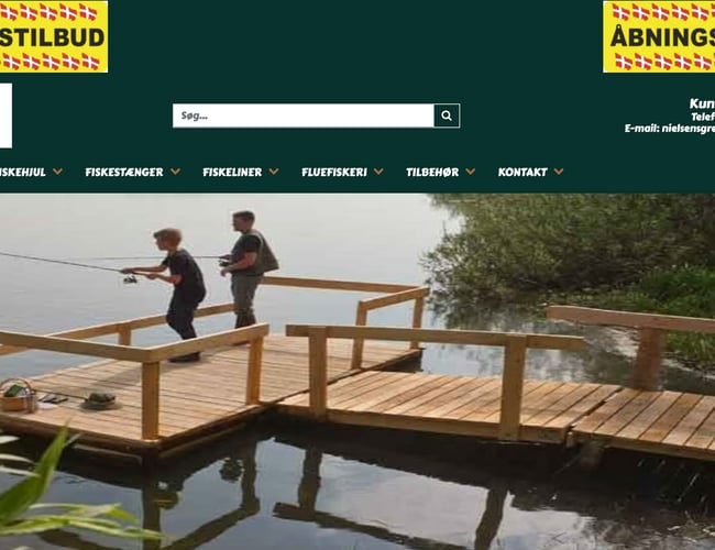 Ny webshop med fiskegrej til salg