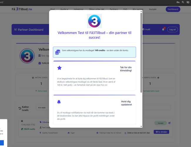 Få3Tilbud.nu – AI-drevet Leadgenereringsplatform (100% automatiseret)