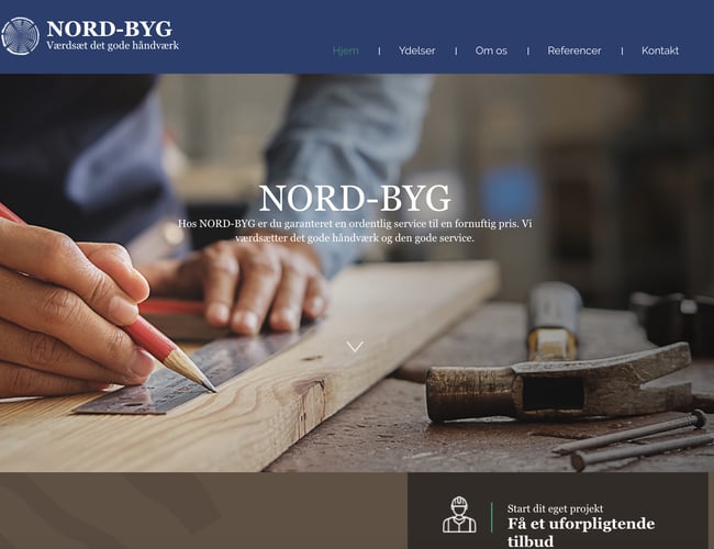 Nord-Byg ApS - Aktivt byggefirma sælges, 332.000 kr. omsat ultimo 2019 