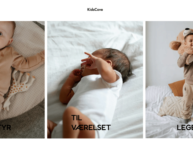 Spændende dropshipping webshop med salg af børneudstyr