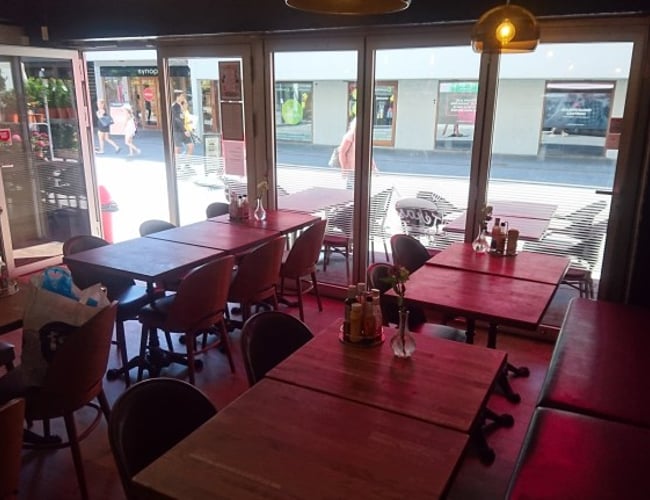 Texas Burger til salg på Albertslund Bytorv