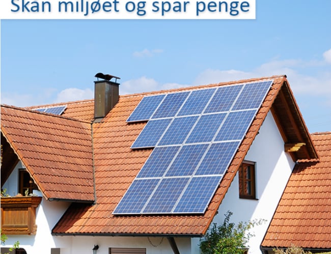 Webshop med  solenergi, vindenergi og LED-belysning, 1,4 millioner i omsætning pr. år