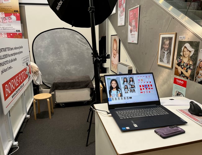 Fotostudie i Ballerup Centret