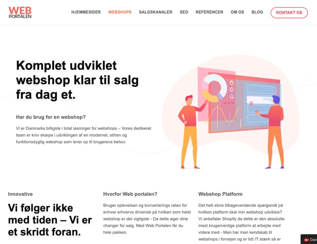 Sælger ny opstartet webbureau - www.web-portalen.dk