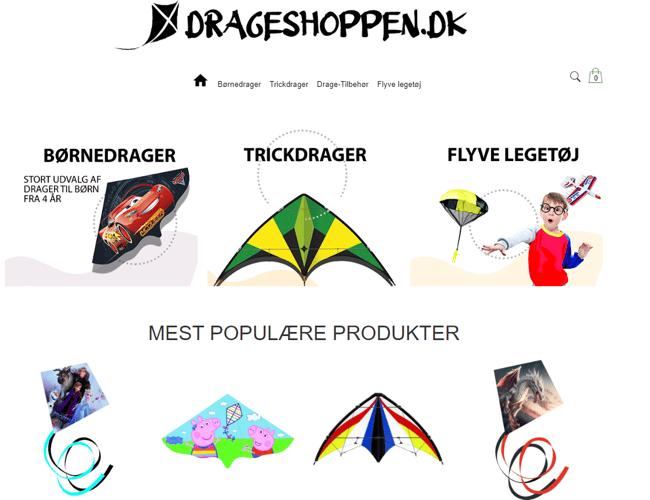 3 år gammel webshop med stigende omsætning