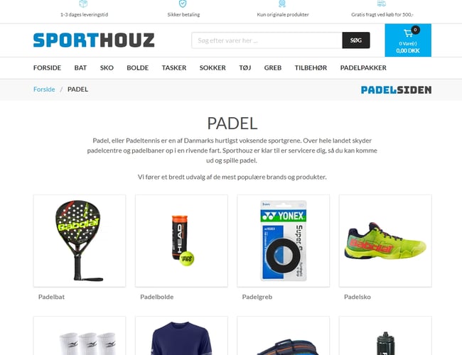 Etableret webshop med sportsudstyr og varelager kan blive din - 2022 omsætning: 3.771.466 kr.