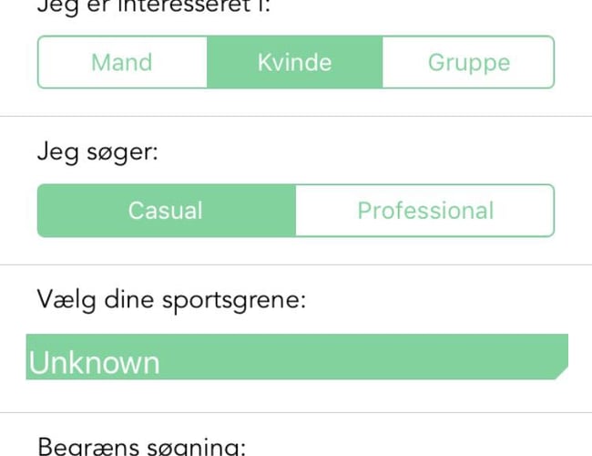iOS app - Swipe koncept (Som Tinder, SimplyJob, Heaps, etc.)
