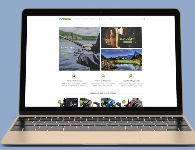 Affiliate - basto.dk med +2.500 DKK organisk omsætning - Fiskegrej og outdoor 