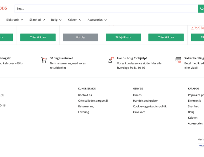 mygoods.dk - Dropshipping webshop med +29.000 forskellige varer - Omsætning på 45.000 kr.