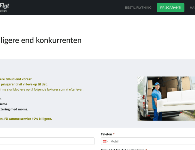 Discountflyt.dk - Flyttefirma med hjælp til omsætning fra dag 1.