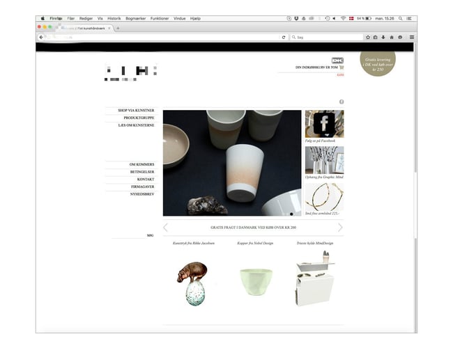 Professionel og flot webshop