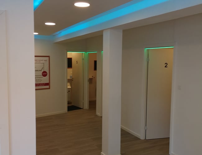 Infrarød behandling Franchise koncept