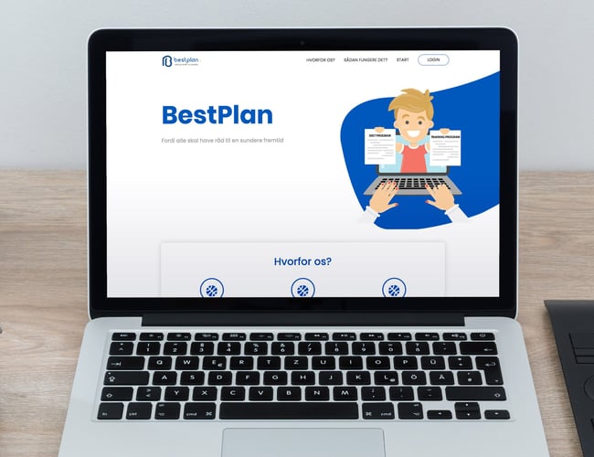 bestplan.dk - Platform med automatisk genereret kost og trænings programmer 