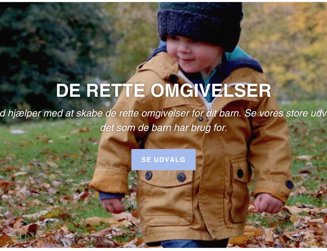 Dropshipping butik med salg af baby-børne udstyr