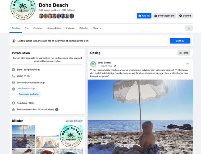 Salg af etableret brand i en attraktiv niche med varelager 