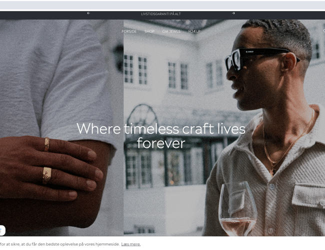 Veletableret herresmykke brand Jewls.dk 