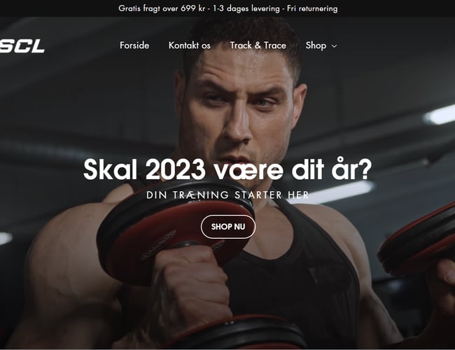Køreklar fitness webshop med ekstern lager på lagerhotel. - Bruttoomsætning på 111.000 kr. siden start.
