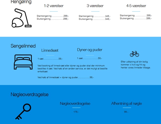 Airbnb relateret servicevirksomhed   