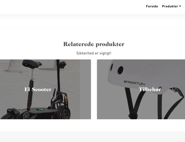 Billig Webshop med salg af lovlige El løbehjul i Danmark