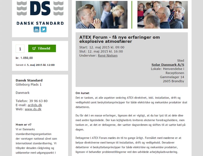 Markedsledende platform til kursusvirksomheder både B2b og privat
