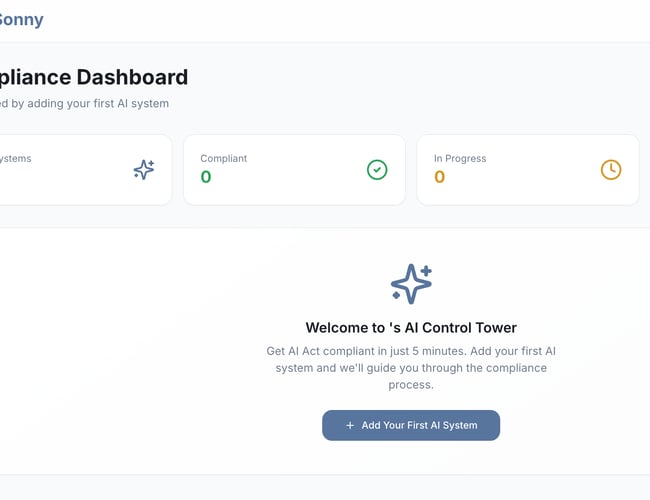 AI act compliance system (web app)