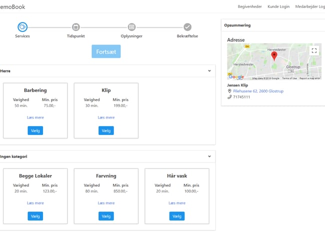 Fleksibelt SaaS online booking system til servicebranchen
