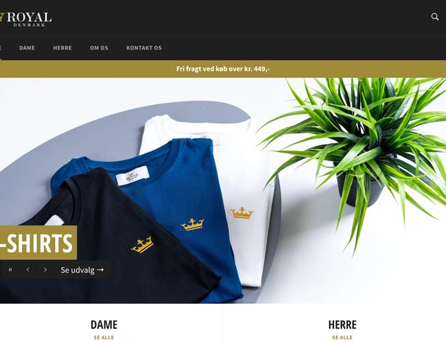 Tøjbrand med tilhørende webshop, sociale medier og varelager