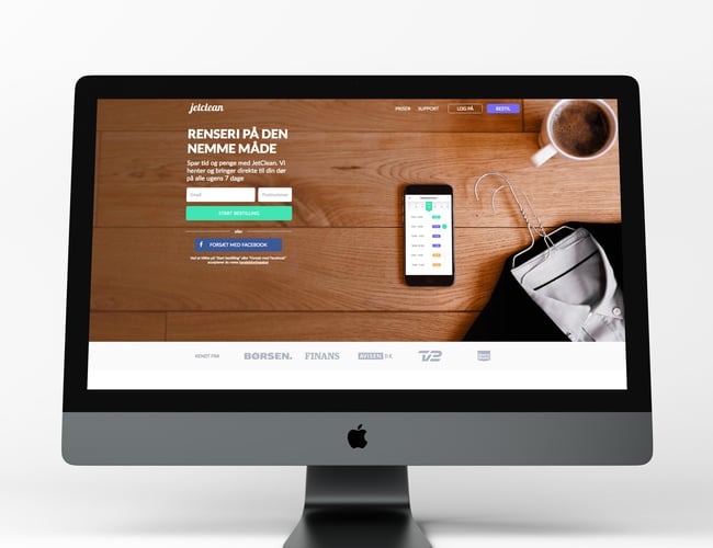 Salg af 10 pct ejerandele  - Online renseri Jetclean.dk - Høj overskud og omsætning i 2018