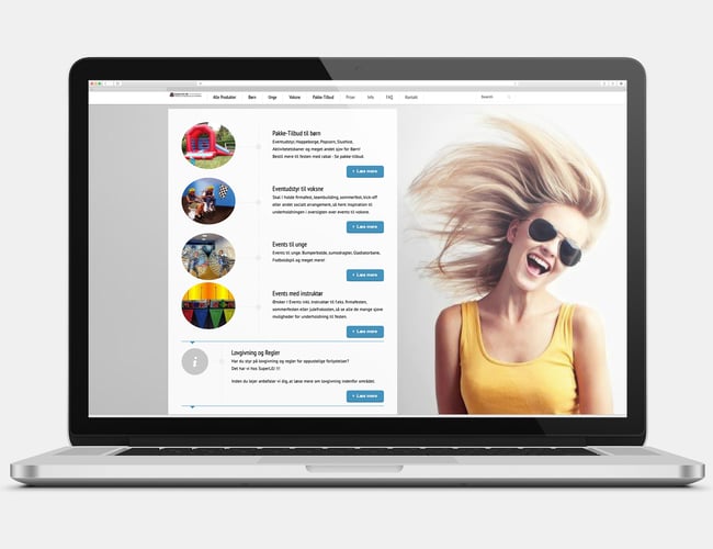 SuperLEJ.dk - Udlejning af Hoppeborge og Eventudstyr
