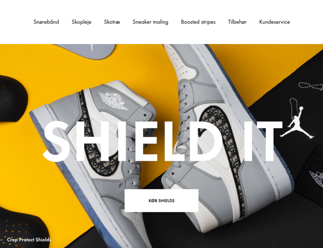 5*stjernet webshop med sneaker accessories og velkendt navn