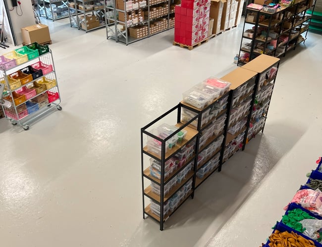 Salg af varelager på festartikler 