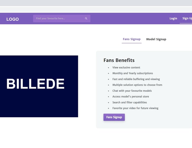 Køreklar hjemmeside til subscription-salg af content