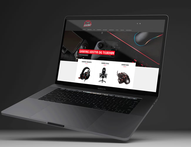 GamerGaragen.dk - Optimeret dropshipping gaming webshop med stort potentiale!