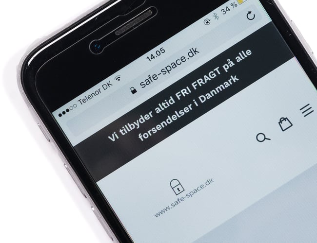 Webshop med salg af IT-sikkerhedsprodukter - Bevist Kvartalsomsætning på 50.000 kr i DK. 