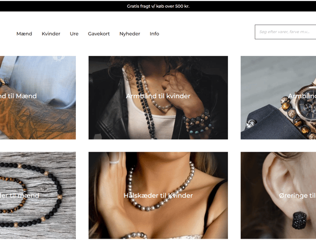 Kendt Smykke webshop til salg - Håndlavede smykker som produceres i Danmark